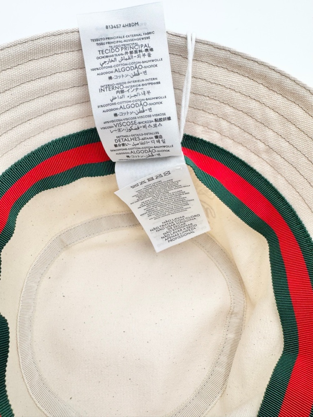 Gucci Printed Cotton Canvas Bucket Hat - L - Picture 6 of 6